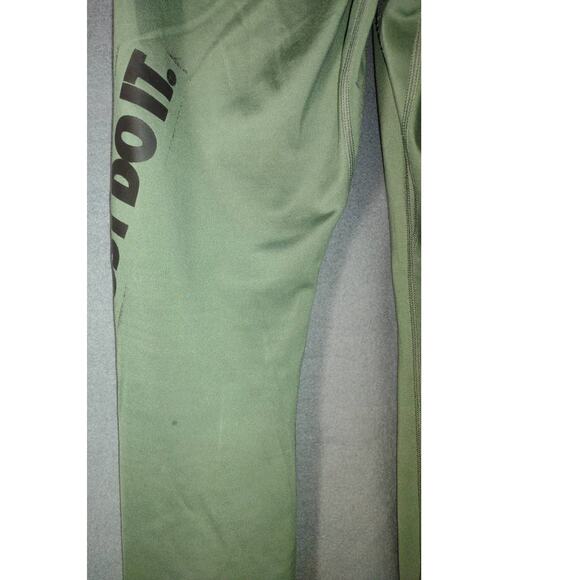 Women's Nike Dri-FIt Green Athletic Leggings Small - Picture 4 of 4